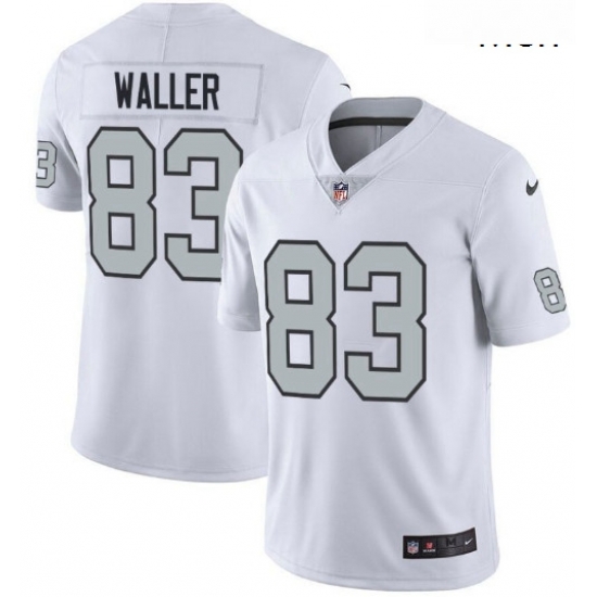 Oakland Raiders 83 Darren Waller White Rush Limited Jersey Oakland Raiders 83 Darren Waller White Rush Limited Jersey