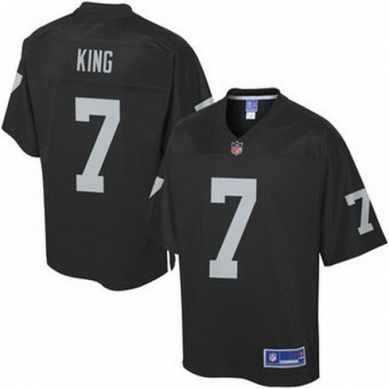 Pro Line Mens Oakland Raiders Marquette King Custom Team Color Jersey Pro Line Mens Oakland Raiders Marquette King Custom Team Color Jersey