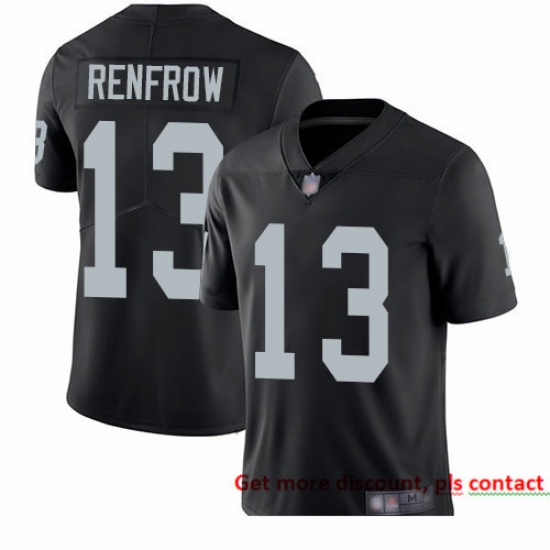 Raiders 13 Hunter Renfrow Black Team Color Men Stitched Football Vapor Untouchable Limited Jersey Raiders 13 Hunter Renfrow Black Team Color Men Stitched Football Vapor Untouchable Limited Jersey