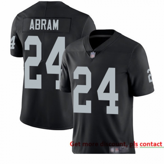 Raiders 24 Johnathan Abram Black Team Color Men Stitched Football Vapor Untouchable Limited Jersey Raiders 24 Johnathan Abram Black Team Color Men Stitched Football Vapor Untouchable Limited Jersey