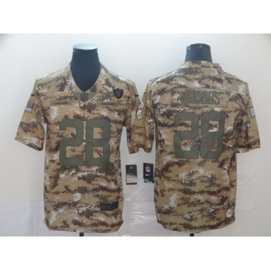 Raiders 28 Josh Jacobs 2018 Camo Salute To Service Limited Jersey Raiders 28 Josh Jacobs 2018 Camo Salute To Service Limited Jersey