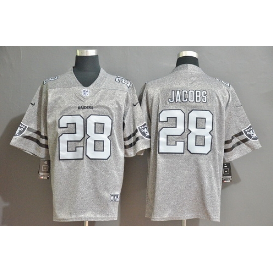 Raiders 28 Josh Jacobs 2019 Gray Gridiron Gray Vapor Untouchable Limited Jersey Raiders 28 Josh Jacobs 2019 Gray Gridiron Gray Vapor Untouchable Limited Jersey