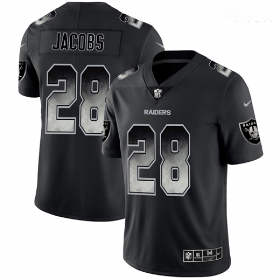Raiders 28 Josh Jacobs Black Arch Smoke Vapor Untouchable Limited Jersey Raiders 28 Josh Jacobs Black Arch Smoke Vapor Untouchable Limited Jersey