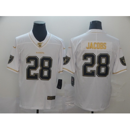Raiders 28 Josh Jacobs White Gold Vapor Untouchable Limited Jersey Raiders 28 Josh Jacobs White Gold Vapor Untouchable Limited Jersey