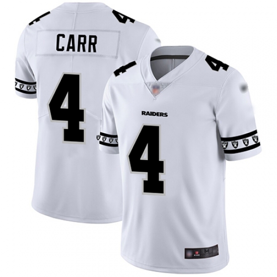 Raiders 4 Derek Carr White Mens Stitched Football Limited Team Logo Fashion Jersey Raiders 4 Derek Carr White Mens Stitched Football Limited Team Logo Fashion Jersey