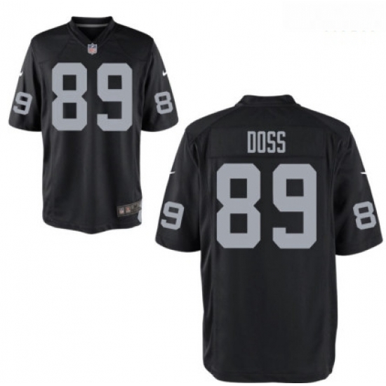 Raiders 89 Doss vapor limited Black Jersey Raiders 89 Doss vapor limited Black Jersey