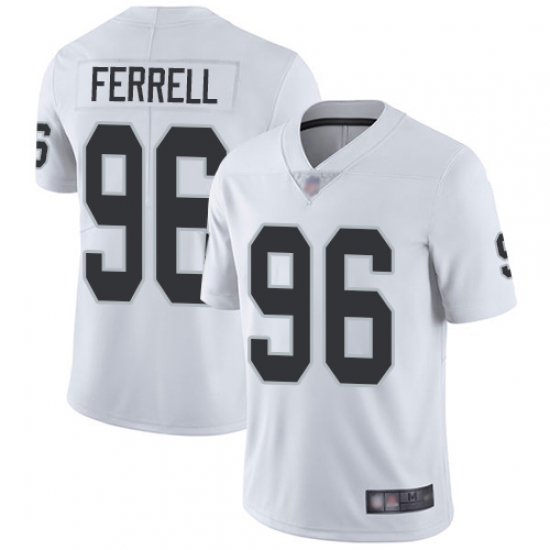 Raiders 96 Clelin Ferrell White Men Stitched Football Vapor Untouchable Limited Jersey Raiders 96 Clelin Ferrell White Men Stitched Football Vapor Untouchable Limited Jersey