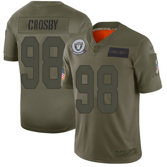 Raiders 98 Maxx Crosby Camo Men Stitched Football Limited 2019 Salute To Service Jersey Raiders 98 Maxx Crosby Camo Men Stitched Football Limited 2019 Salute To Service Jersey