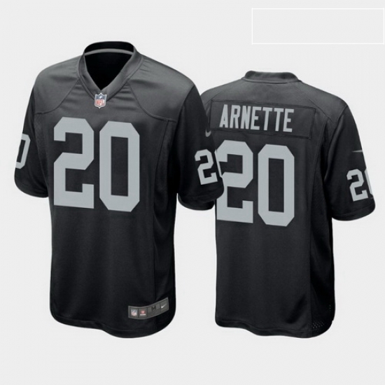 men damon arnette las vegas raiders black game jersey men damon arnette las vegas raiders black game jersey