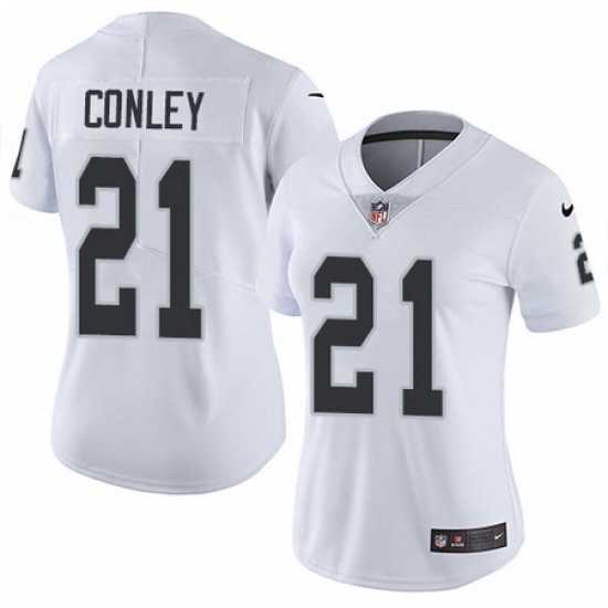 Nike Raiders #21 Gareon Conley White Womens Stitched NFL Vapor Untouchable Limited Jersey Nike Raiders #21 Gareon Conley White Womens Stitched NFL Vapor Untouchable Limited Jersey