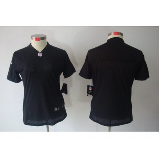 Nike Women NFL Oakland Raiders Blank Black Limited Jerseys Nike Women NFL Oakland Raiders Blank Black Limited Jerseys