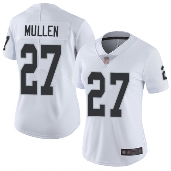 Raiders 27 Trayvon Mullen White Women Stitched Football Vapor Untouchable Limited Jersey Raiders 27 Trayvon Mullen White Women Stitched Football Vapor Untouchable Limited Jersey
