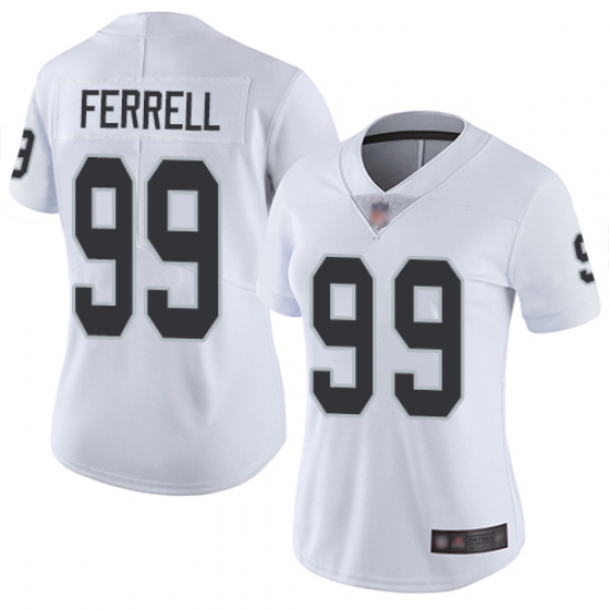 Raiders 99 Clelin Ferrell White Women Stitched Football Vapor Untouchable Limited Jersey Raiders 99 Clelin Ferrell White Women Stitched Football Vapor Untouchable Limited Jersey