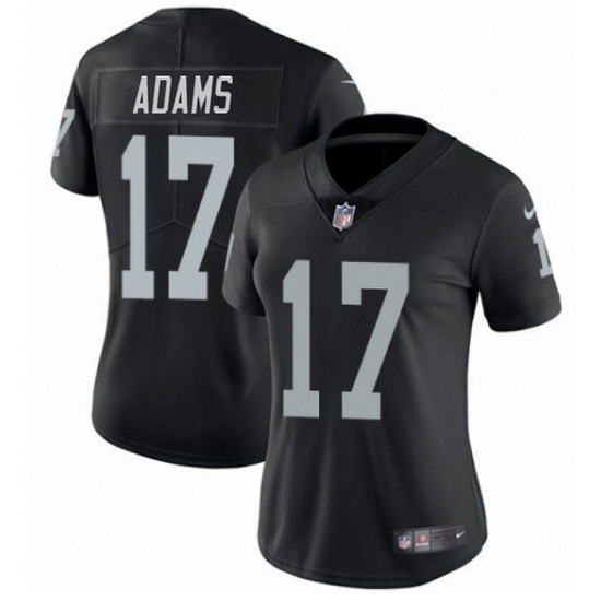 Women Las Vegas Raiders 17 Davante Adams Black Vapor Untouchable Limited Stitched Jersey Women Las Vegas Raiders 17 Davante Adams Black Vapor Untouchable Limited Stitched Jersey