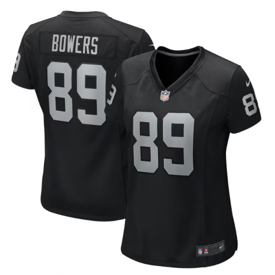 Women Las Vegas Raiders 89 Brock Bowers Black 2024 Draft Vapor Stitched Football Jersey Women Las Vegas Raiders 89 Brock Bowers Black 2024 Draft Vapor Stitched Football Jersey