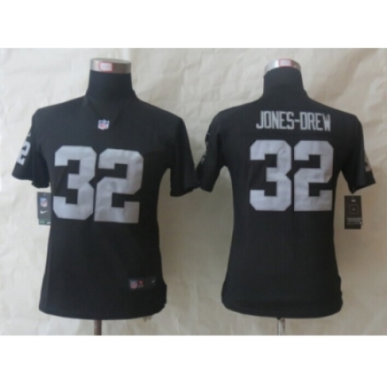Women Nike Oakland Raiders #32 Jones-Drew Black Jerseys Women Nike Oakland Raiders #32 Jones-Drew Black Jerseys