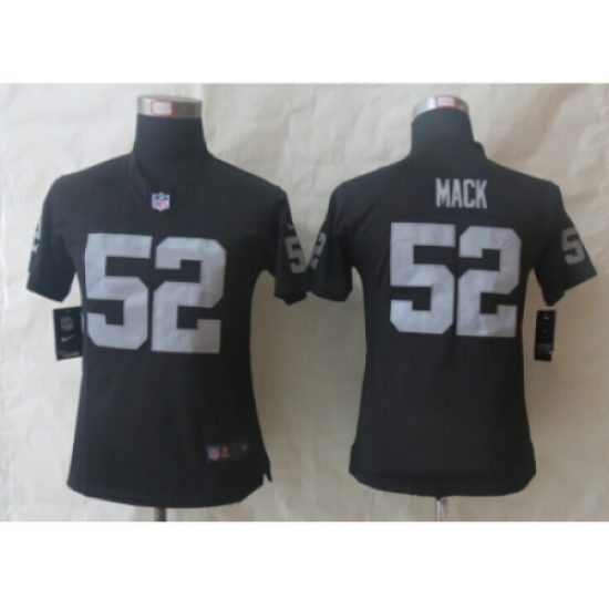 Women Nike Oakland Raiders #52 Mack Black Jerseys Women Nike Oakland Raiders #52 Mack Black Jerseys