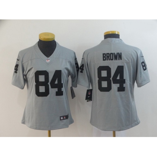 Women Nike Raiders 84 Antonio Brown Gary Women Inverted Legend Limited Jersey Women Nike Raiders 84 Antonio Brown Gary Women Inverted Legend Limited Jersey