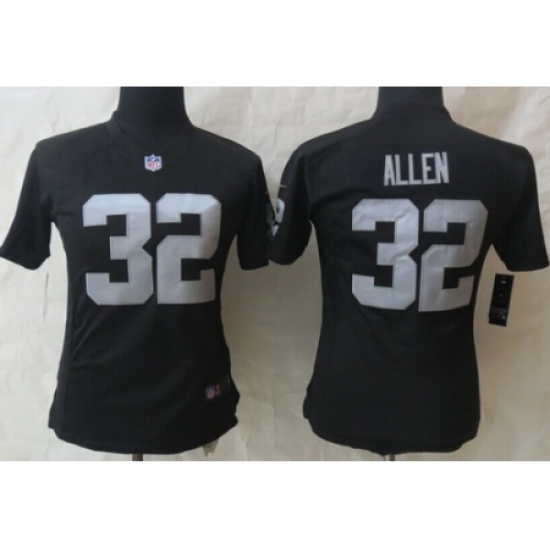 Women Oakland Raiders 32 Marcus Allen Black NFL Jerseys Women Oakland Raiders 32 Marcus Allen Black NFL Jerseys