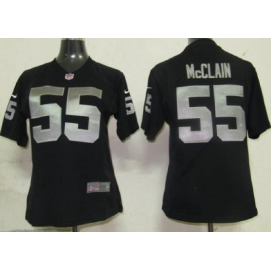 Womens Nike Oakland Raiders 55 McCLAIN Black Nike NFL Jerseys Womens Nike Oakland Raiders 55 McCLAIN Black Nike NFL Jerseys