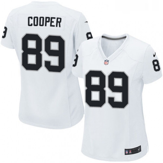 Womens Nike Oakland Raiders 89 Amari Cooper Game White NFL Jersey Womens Nike Oakland Raiders 89 Amari Cooper Game White NFL Jersey