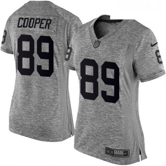 Womens Nike Oakland Raiders 89 Amari Cooper Limited Gray Gridiron NFL Jersey Womens Nike Oakland Raiders 89 Amari Cooper Limited Gray Gridiron NFL Jersey