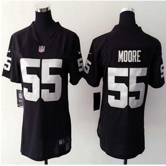women New Raiders #55 Sio Moore Black Team Color NFL Elite Jersey women New Raiders #55 Sio Moore Black Team Color NFL Elite Jersey