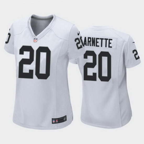 women damon arnette las vegas raiders white game jersey women damon arnette las vegas raiders white game jersey