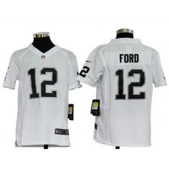 Nike Nfl Youth Oakland Raiders #12 Jacoby Ford White Jerseys Nike Nfl Youth Oakland Raiders #12 Jacoby Ford White Jerseys