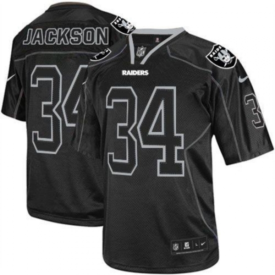 Nike Raiders #34 Bo Jackson Lights Out Black Youth Stitched NFL Elite Jersey Nike Raiders #34 Bo Jackson Lights Out Black Youth Stitched NFL Elite Jersey