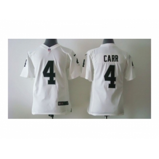 Nike Youth oakland raiders #4 carr white jerseys Nike Youth oakland raiders #4 carr white jerseys