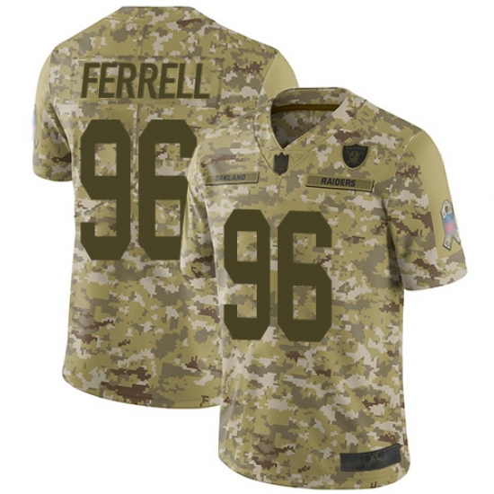 Raiders 96 Clelin Ferrell Camo Youth Stitched Football Limited 2018 Salute to Service Jersey Raiders 96 Clelin Ferrell Camo Youth Stitched Football Limited 2018 Salute to Service Jersey