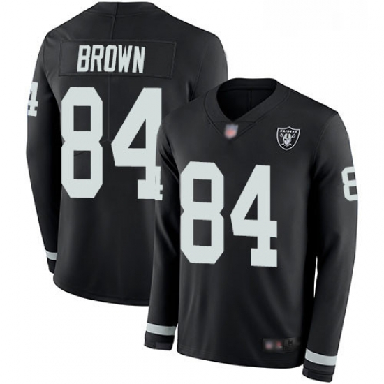 Youth Antonio Brown Limited Black Jersey Oakland Raiders Football 84 Jersey Therma Long Sleeve Youth Antonio Brown Limited Black Jersey Oakland Raiders Football 84 Jersey Therma Long Sleeve