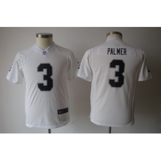 Youth NFL Nike Oakland Raiders 3# Carson Palmer White Jerseys Youth NFL Nike Oakland Raiders 3# Carson Palmer White Jerseys