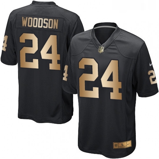Youth Nike Oakland Raiders 24 Charles Woodson Elite BlackGold Team Color NFL Jersey Youth Nike Oakland Raiders 24 Charles Woodson Elite BlackGold Team Color NFL Jersey