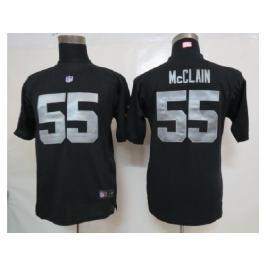 Youth Nike Youth Oakland Raiders #55 McCLAIN Black Black jerseys Youth Nike Youth Oakland Raiders #55 McCLAIN Black Black jerseys