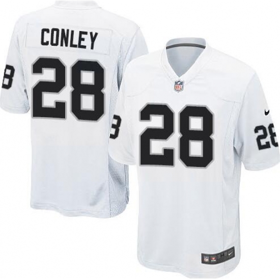 Youth Oakland Raiders #28 Gareon Conley White Elite Jersey Youth Oakland Raiders #28 Gareon Conley White Elite Jersey