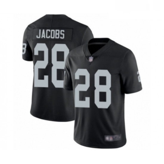 Youth Oakland Raiders 28 Josh Jacobs Black Team Color Vapor Untouchable Elite Player Football Jersey Youth Oakland Raiders 28 Josh Jacobs Black Team Color Vapor Untouchable Elite Player Football Jersey