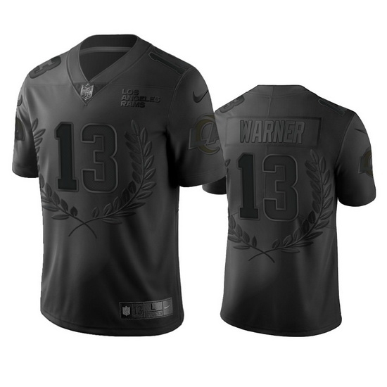 Los Angeles Rams 13 Kurt Warner Men Nike Black NFL MVP Limited Edition Jersey Los Angeles Rams 13 Kurt Warner Men Nike Black NFL MVP Limited Edition Jersey