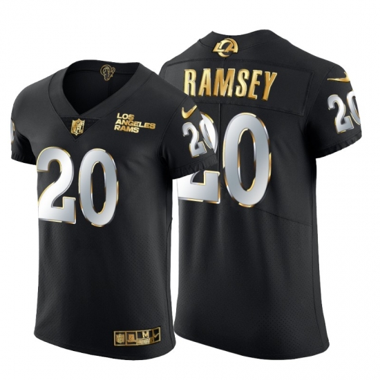 Los Angeles Rams 20 Jalen Los Angeles Ramsey Men Nike Black Edition Vapor Untouchable Elite NFL Jersey Los Angeles Rams 20 Jalen Los Angeles Ramsey Men Nike Black Edition Vapor Untouchable Elite NFL Jersey
