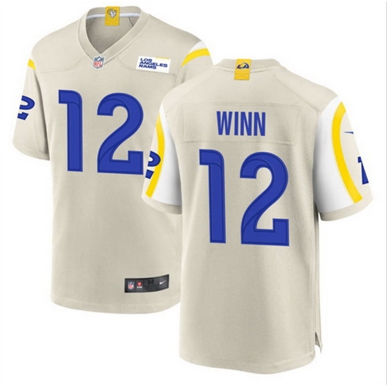 Men Los Angeles Rams 12 Dresser Winn Bone Stitched Football Game Jersey Men Los Angeles Rams 12 Dresser Winn Bone Stitched Football Game Jersey