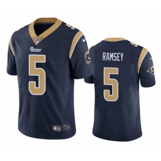 Men Los Angeles Rams 5 Jalen Los Angeles Ramsey Navy Vapor Untouchable Limited Stitched Jersey Men Los Angeles Rams 5 Jalen Los Angeles Ramsey Navy Vapor Untouchable Limited Stitched Jersey