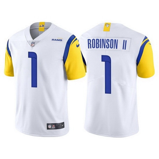Men Los Angeles Rams Allen Robinson II White Vapor Untouchable Limited Stitched Football jersey Men Los Angeles Rams Allen Robinson II White Vapor Untouchable Limited Stitched Football jersey