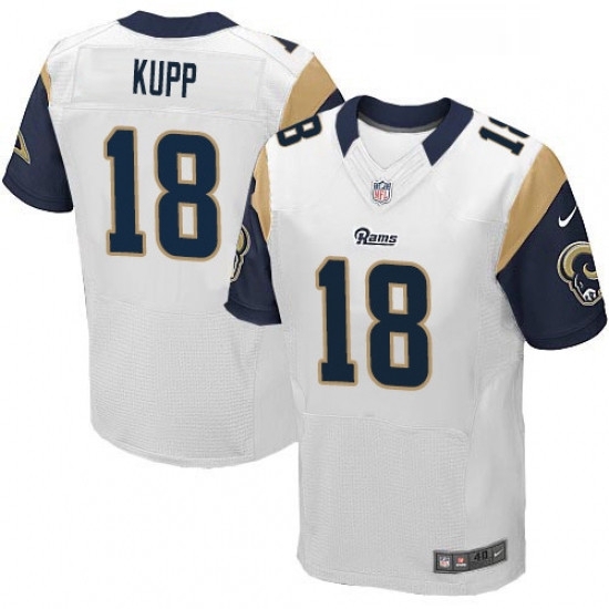 Men Nike Los Angeles Rams 18 Cooper Kupp White Vapor Untouchable Elite Player NFL Jersey Men Nike Los Angeles Rams 18 Cooper Kupp White Vapor Untouchable Elite Player NFL Jersey
