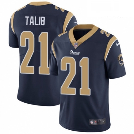 Men Nike Los Angeles Rams 21 Aqib Talib Navy Blue Team Color Vapor Untouchable Limited Player NFL Jersey Men Nike Los Angeles Rams 21 Aqib Talib Navy Blue Team Color Vapor Untouchable Limited Player NFL Jersey