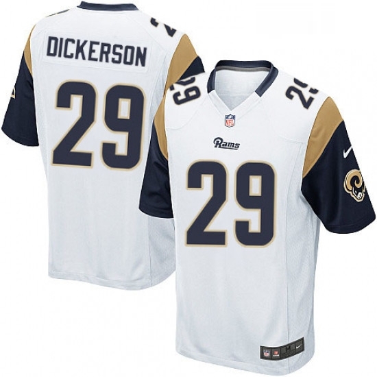 Men Nike Los Angeles Rams 29 Eric Dickerson Game White NFL Jersey Men Nike Los Angeles Rams 29 Eric Dickerson Game White NFL Jersey