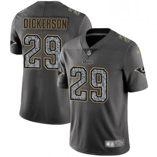 Men Nike Los Angeles Rams 29 Eric Dickerson Gray Static Vapor Untouchable Limited NFL Jersey Men Nike Los Angeles Rams 29 Eric Dickerson Gray Static Vapor Untouchable Limited NFL Jersey