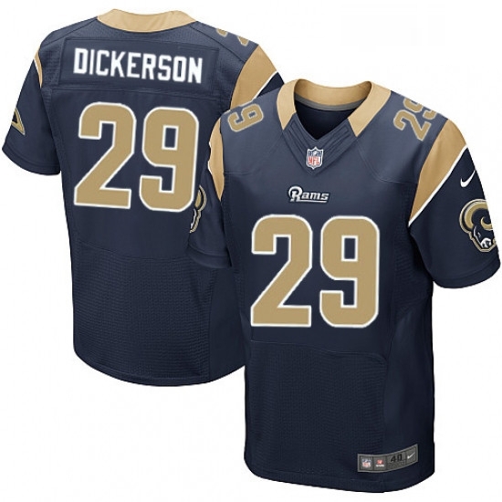 Men Nike Los Angeles Rams 29 Eric Dickerson Navy Blue Team Color Vapor Untouchable Elite Player NFL Jersey Men Nike Los Angeles Rams 29 Eric Dickerson Navy Blue Team Color Vapor Untouchable Elite Player NFL Jersey