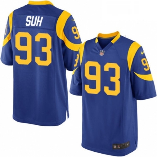 Men Nike Los Angeles Rams 93 Ndamukong Suh Game Royal Blue Alternate NFL Jersey Men Nike Los Angeles Rams 93 Ndamukong Suh Game Royal Blue Alternate NFL Jersey