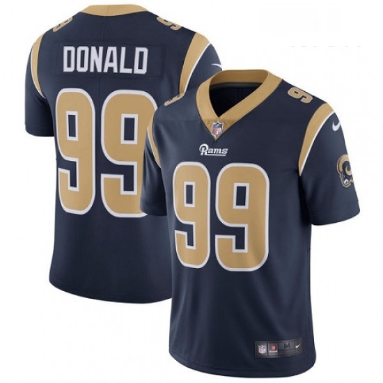 Men Nike Los Angeles Rams 99 Aaron Donald Navy Blue Team Color Vapor Untouchable Limited Player NFL Jersey Men Nike Los Angeles Rams 99 Aaron Donald Navy Blue Team Color Vapor Untouchable Limited Player NFL Jersey